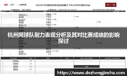 杭州网球队耐力表现分析及其对比赛成绩的影响探讨